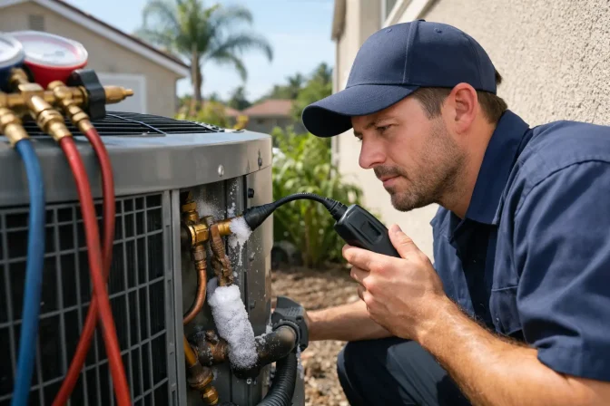 How to Spot Refrigerant Leak Signs Before AC Fails