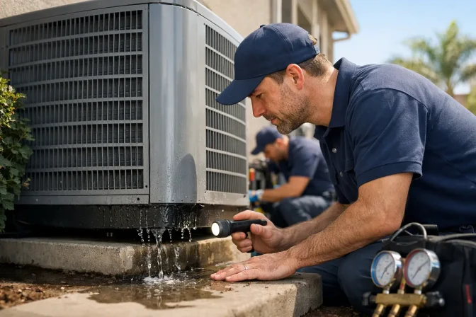 Why Is My AC Leaking? Common Causes